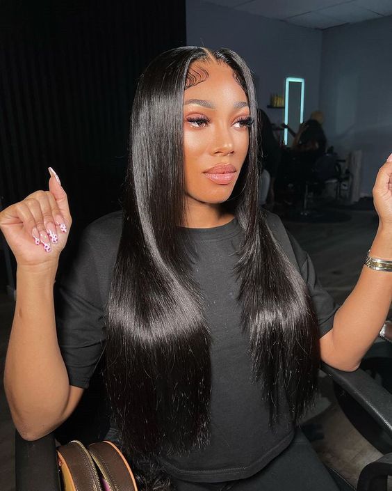 KEIRA Velvet Straight 5X5 Closure Wig